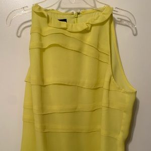 INC yellow tank blouse